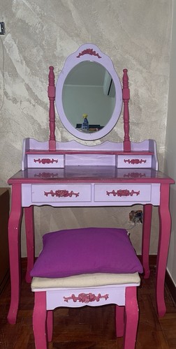 Toilette trucco con sgabello - trucco,