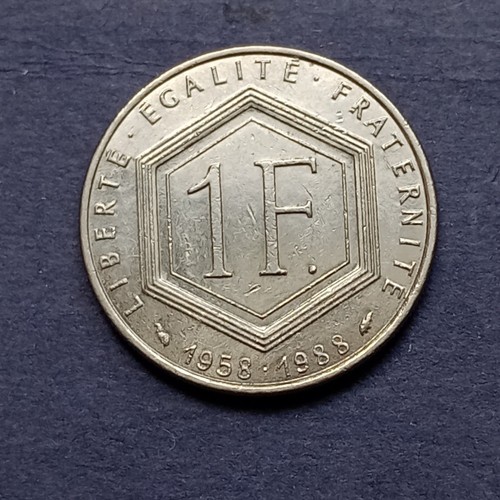 Francia franc 1958 1988 - franc,