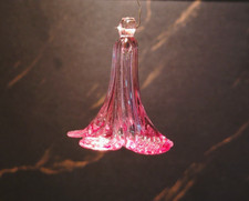 FIORE PENDENTE VETRO DI