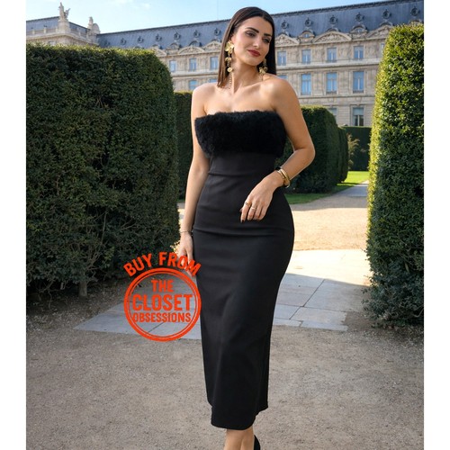 Abito midi zara senza spalline - abito,
