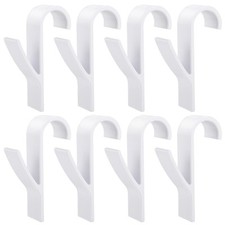 8 Pezzi Ganci per Termoarredo Bagno; Ganci Termoarredo Bagno; Appendi Accappatoi