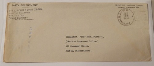 Uss richard ward - ward, 243)