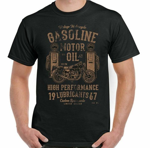 Biker shirt benzina olio - t-shirt,