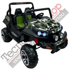 Auto Macchina Elettrica per Bambini Jeep Polar 24V 4x4 2 Posti - Camouflage