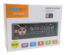 x Autoradio MP3 USB SD AUX PERVOI CTC-6231 1 DIN Frontalino Fisso EQ Mute awe