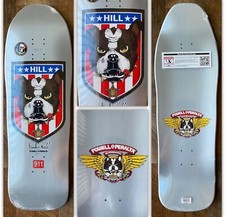 Powell Peralta Frankie Hill Bulldog ristampa argento 
