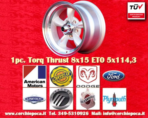 Cerchio torq thrust 8x15 et0 - thrust,