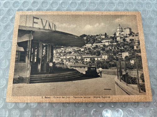 Cartolina san remo stazione - cartolina,