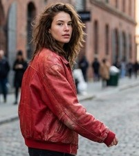 Bomber da donna rosso