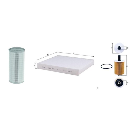 Set filtri knecht adatto - filtri,