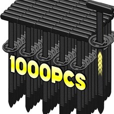 1000 Pezzi Fascette Nylon Fibbie Viti per Fissaggio Auto