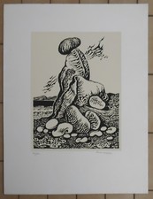 Luca crippa litografia - litografia, firmata