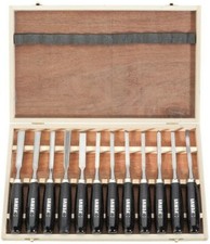 KIT UTENSILI 12 PEZZI  SGORBIE PER TORNITURA LEGNO SCALPELLI TORNIO INTAGLIATORE
