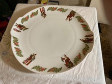 Piatto Babbo Natale porcellana