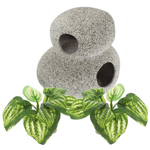 Grotta decorativa per - , pesci