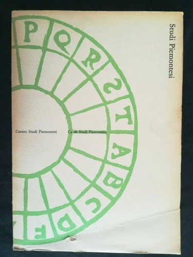 Studi piemontesi marzo - studi, 1972
