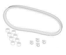 1r000448 kit trasmissione - kit,