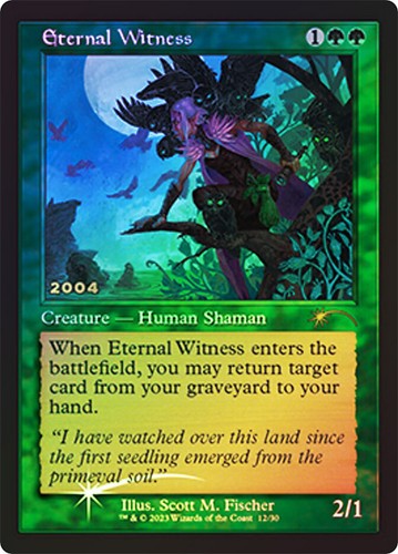 Mtg foil testimone eterno - mtg,