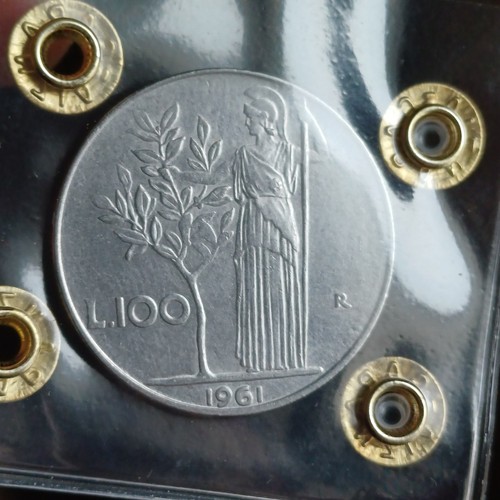 Moneta 100 lire - moneta, minerva