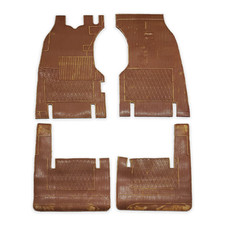 SERIE TAPPETI IN GOMMA PER FIAT TOPOLINO EPOCA 4 PEZZI TAPPETINI LASSY