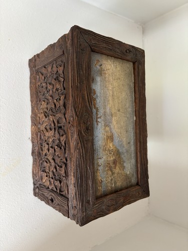 Armadio scatola legno