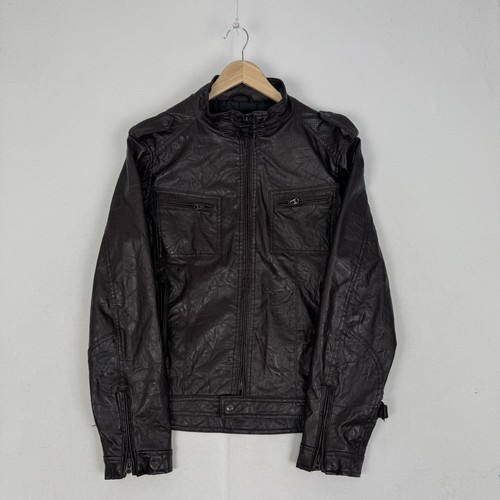 Giacca biker zara - giacca, marrone