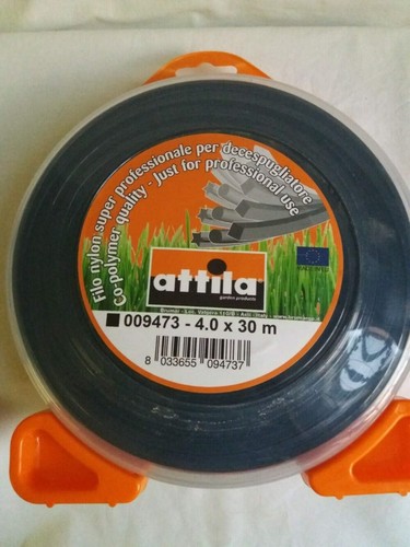 Filo attila nero - nero, mt.30