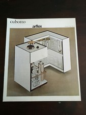 Catalogo Depliant  Arflex Cubotto modernariato anni 80