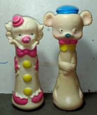 Coppia pupazzi gomma - in,