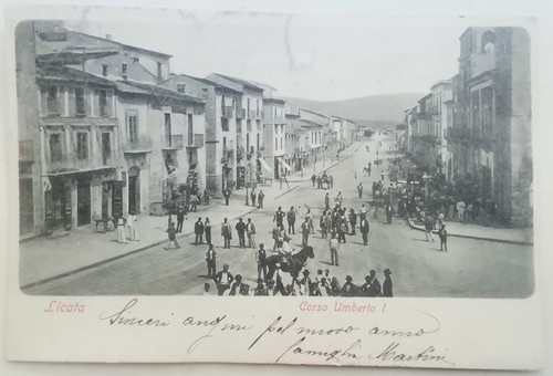 Cartolina licata agrigento - licata,