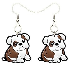 Orecchini Bulldog fatti a mano