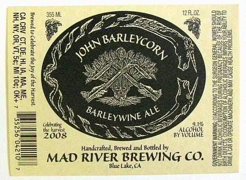 Mad river john barleycorn 2008 - john,