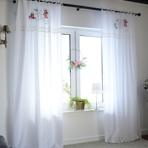 Rose 2x145x250 tende - 2x145x250,