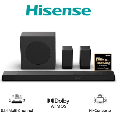 Soundbar hisense ax5140q - soundbar, 5.1.4