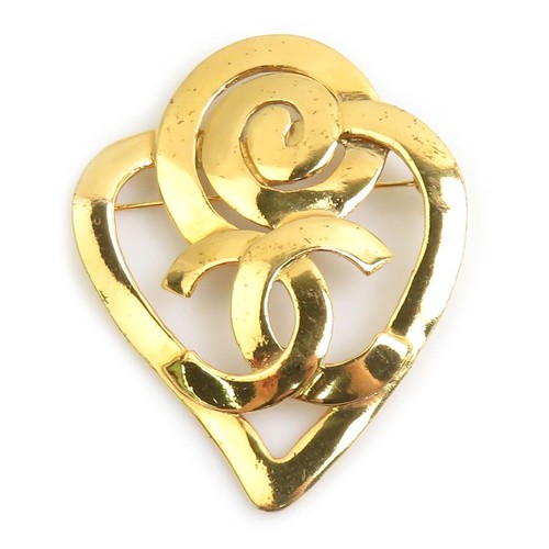 Spilla logo vintage chanel - spilla,