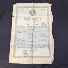 Antico passaporto Impero