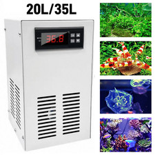 Refrigeratore Acqua Elettrico Serbatoio Pesci Acquario Raffrescatore Raffreddamento Sistema Riscaldamento