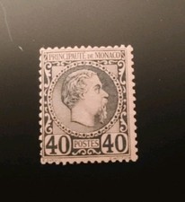 MONACO 1885 Effigie del