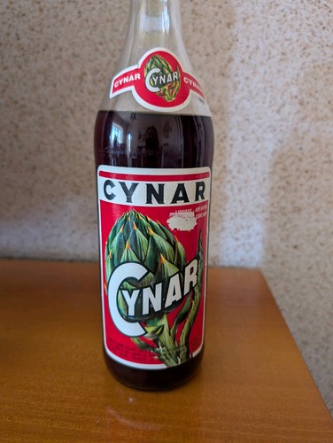 Bottiglia vintage cynar 1979 - bottiglia,