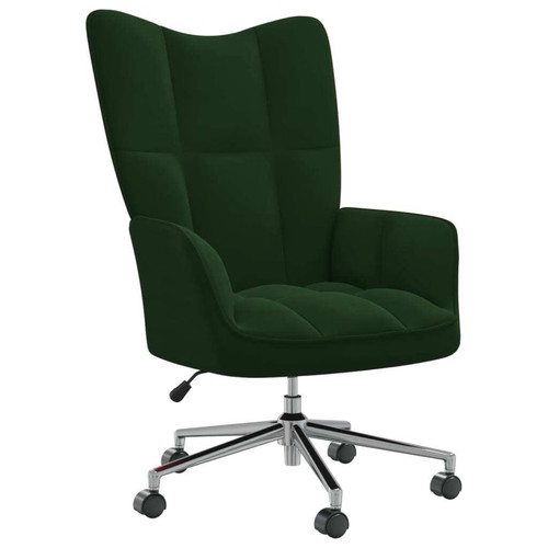 Sedia relax velluto - , verde