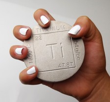 1 libbra libbra lingotto di titanio "elemento" 15 oz oncia oncia 1 libbra lingotto di titanio moneta RARO