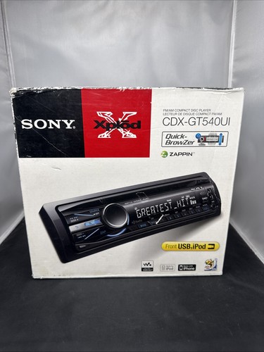Sony cdx gt540ui - sony, controller