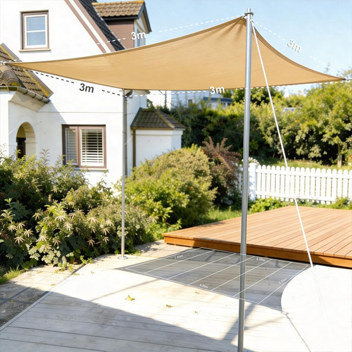 Tenda vela quadrata - a,