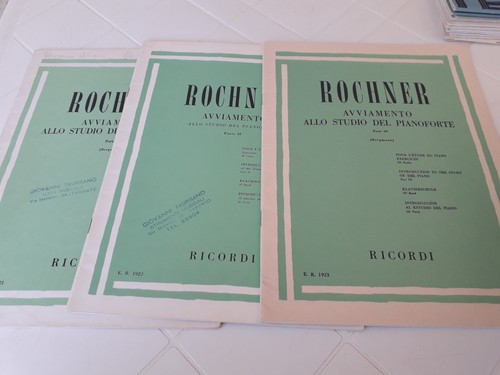 Rochner avviamento allo studio - rochner,