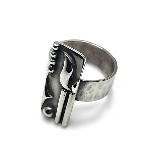 Anello jean despres vintage - anello,