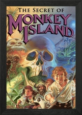 Poster arte da parete con cornice Secret Of Monkey Island quadro stampa su tela