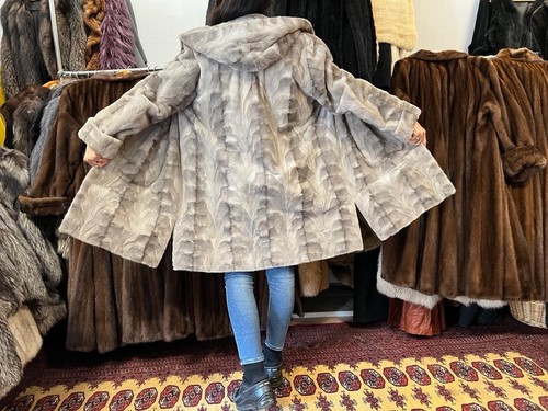 Cappotto visone - , velluto