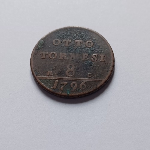 Moneta tornesi 1796 non - 8,