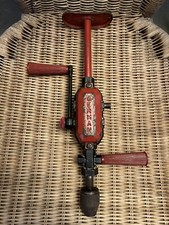 Trapano A Mano Vintage German Rosso Con Manovella
