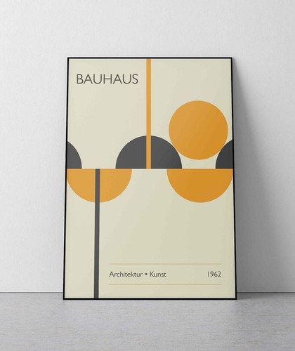 Poster design vintage bauhaus - poster,